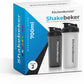 KitchenMonster® Shakebeker set van 2 - transparant