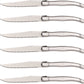 KitchenMonster® Steakmessen set van 6 - Zilver