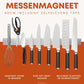 KitchenMonster® Messenmagneet 40cm - zilver