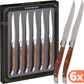 KitchenMonster® Steakmessen set van 6 - Rozenhout