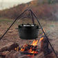 KitchenMonster® Dutch Oven Kookpan - Gietijzeren Pan Ø29 met Deksel 9 Liter